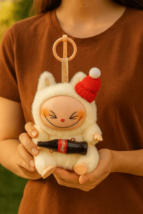 Labubu - Soft Plush Keychain